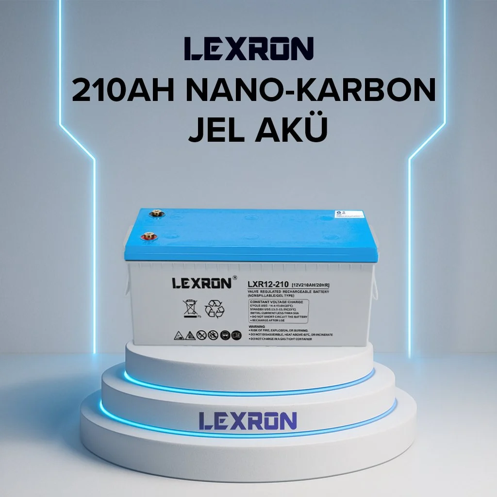 Lexron 210AH Nano-Karbon Jel Akü