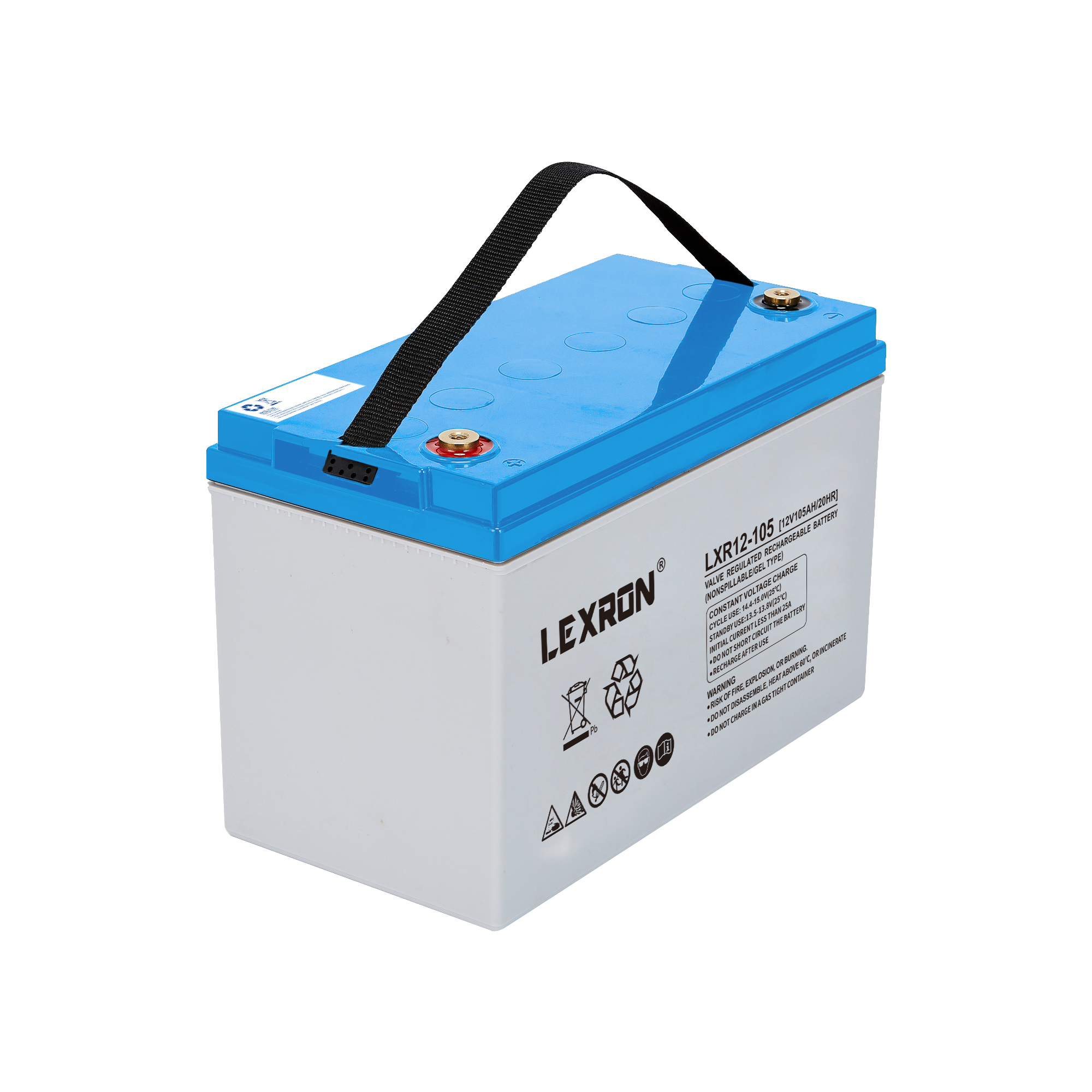 Lexron 105Ah Nano-Karbon Jel Akü 2