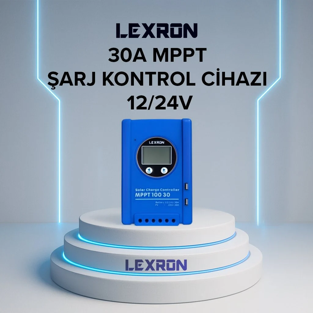 Lexron 130D 30A Mppt Şarj Kontrol Cihazı
