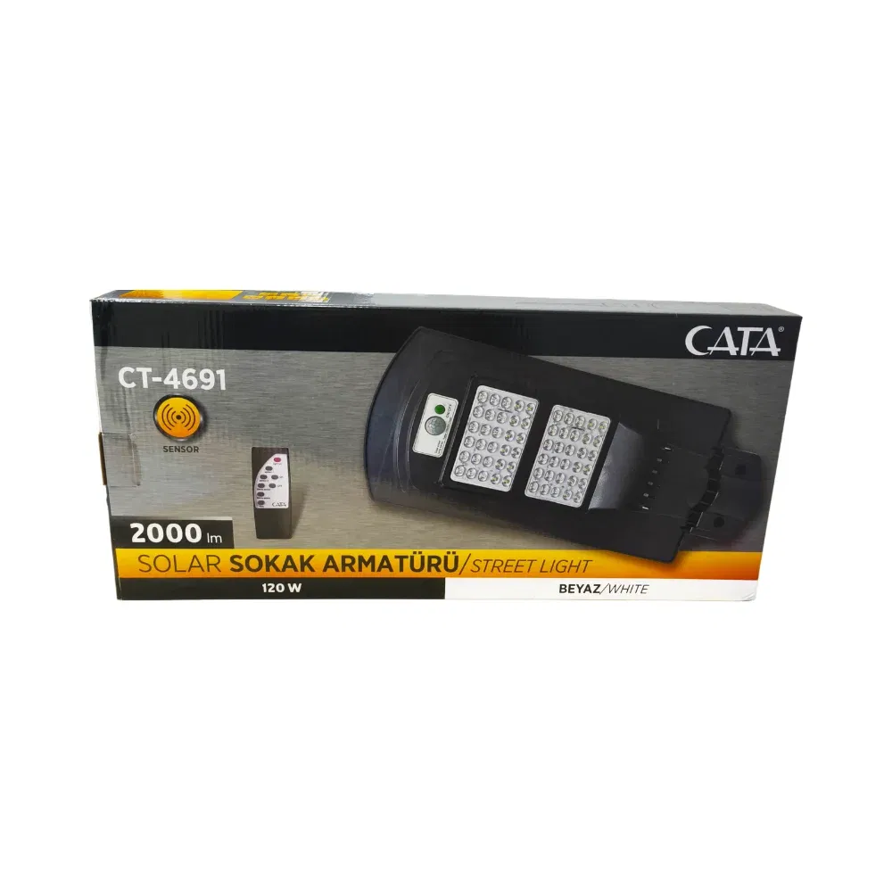 Cata CT-4691 120W Solar Sokak Armatürü 3