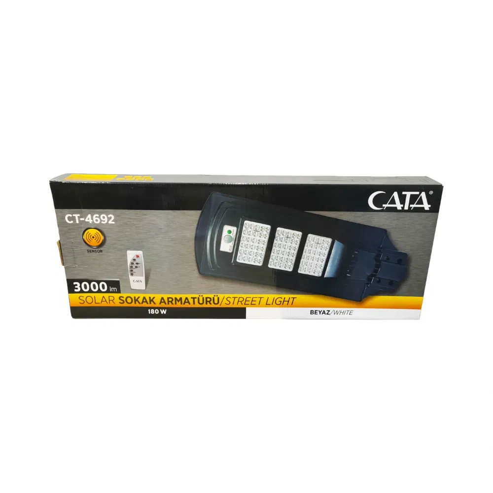 Cata CT-4692 180W Solar Sokak Armatürü 2