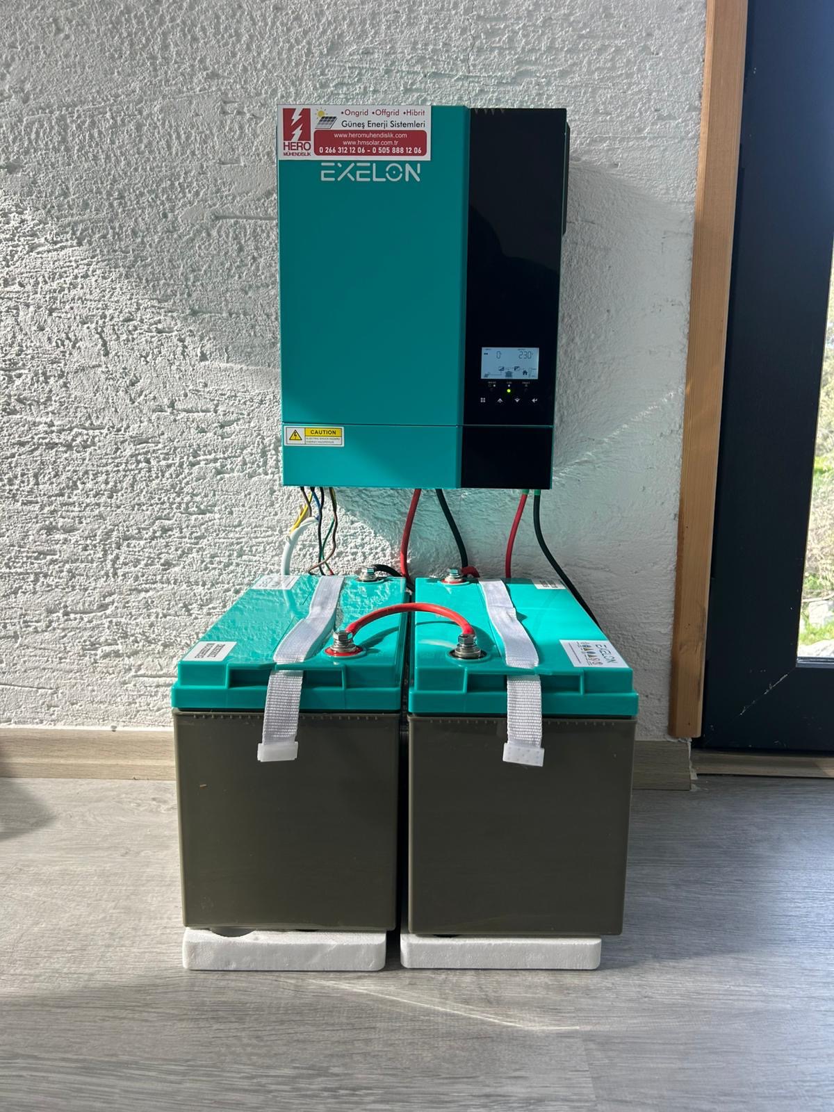 Exelon 3KW 24V EXS-3000 24V Akıllı İnverter