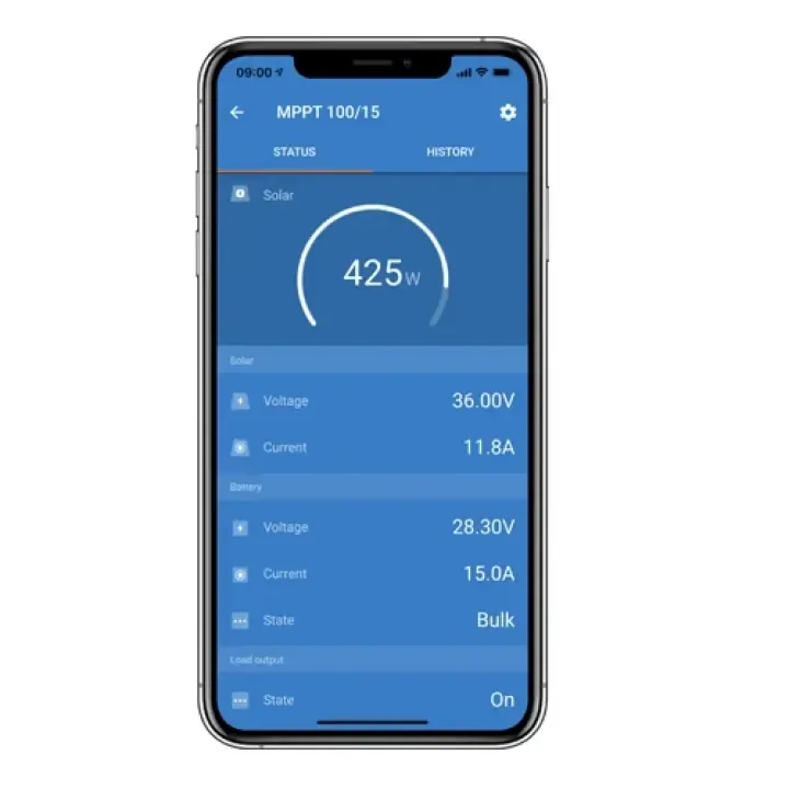 Victron MPPT mobil uygulaması